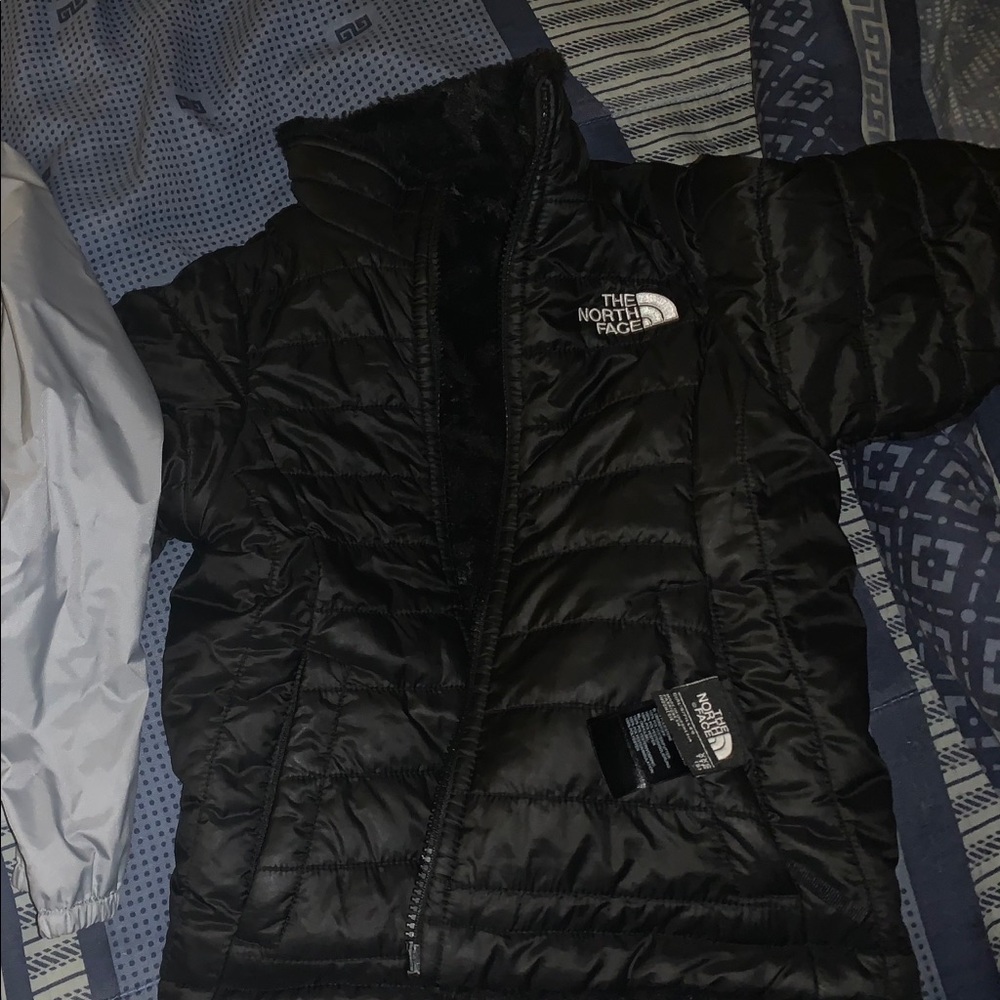 Reversible Girls North Face Coat